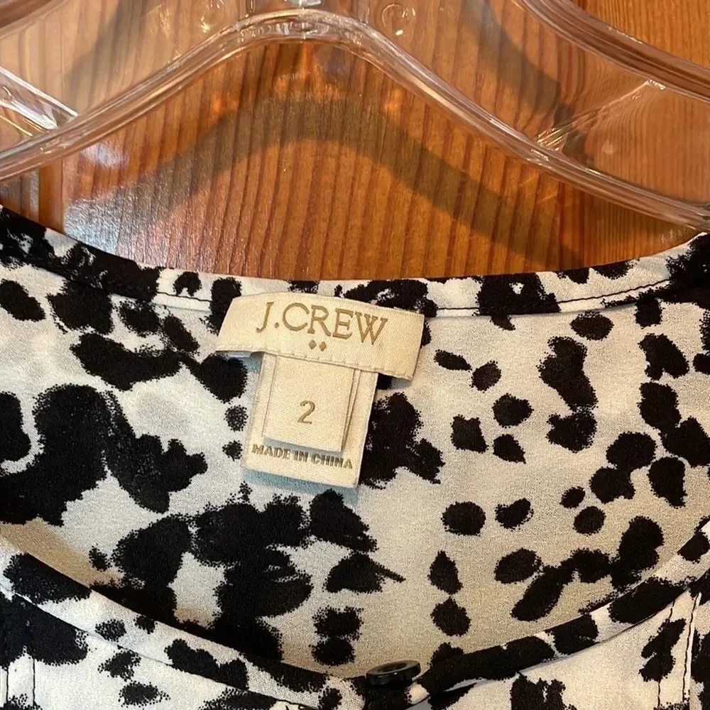J.CREW black and white woman’s tank top
